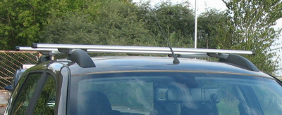 Багажники АЭРО с креплением "СКОБА" на рейлинги с просветом