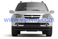 Защита переднего бампера одинарная Ø63мм ШАГРЕНЬ (ППК) CHEVROLET Niva 2009-2020/ LADA Niva 2020- (LNV330204)