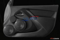 Подиумы акустические, пластик ("АвтоСоната" ПА-GRANTA-1) в передние двери для GRANTA, КАЛИНА-2 (16х16х рупорный твитер)