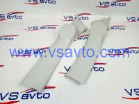 Облицовка стоек ("АвтоСоната" СА-VESTA) под рупорный твитер для LADA-VESTA (рупорные высокочастотники направлены в салон)