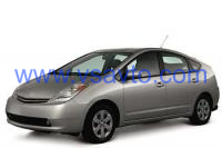 Полномасштабные коврики EVA на Toyota Prius (NHW20) левый руль 2004 — 2009