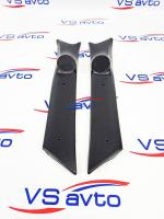 Облицовка стоек ("АвтоСоната" СА-4x4) под твитер для ВАЗ-2121, 4x4 выпуск до 2020 г. (высокочастотники направлены в салон)